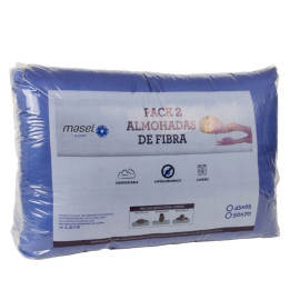 Pack Almohadas Microfibra Azulino 50x70