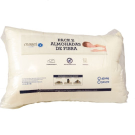 Pack Almohadas Microfibra Crudo