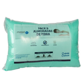 Pack Almohadas Microfibra Turquesa