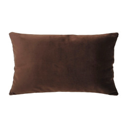 Cojin Felpa 30X60 CHOCOLATE