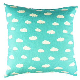 Cojín Lona Nubes Jade
