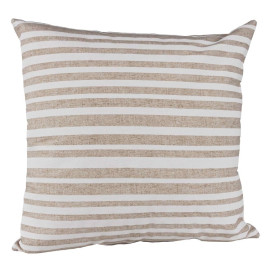 Cojín Lona Rayas Beige
