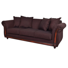 Sofa Esmirna 3 Cuerpos Chocolate