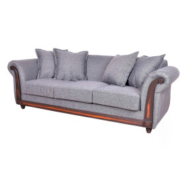 Sofa Esmirna 3 Cuerpos Light Grey