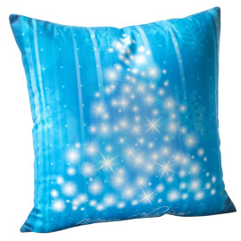 Cojín navideño Árbol Blue