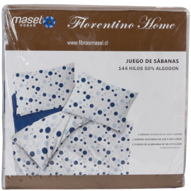 Juego de Sabanas Burbujas BLUE